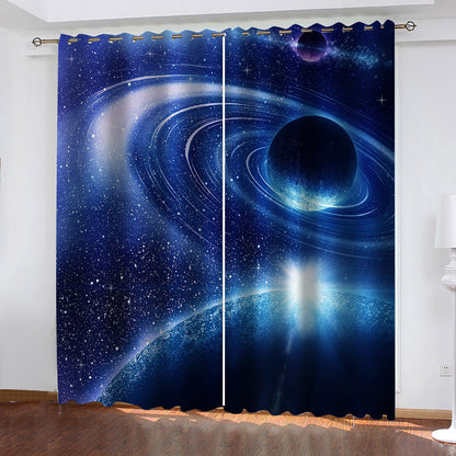 Curtains to map digital printed shading printing curtains Planet series manufacturers Sales