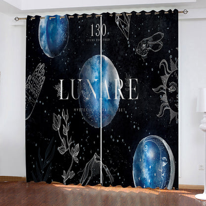 Curtains to map digital printed shading printing curtains Planet series manufacturers Sales