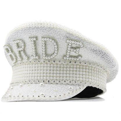 Bling Captain Bridal Hat