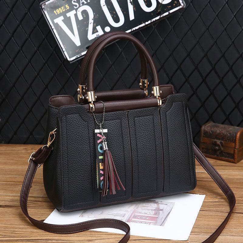 Handbag 2021 new female bag Qing Xin lychee fashion shoulder Messenger bag female Bags factory source