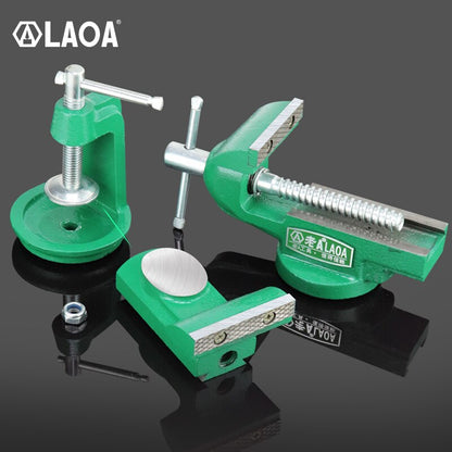 LAOA Table Vice Mini Clamp-on Bench vise Multifunctional Bench Screw With Large Anvil Hobby Clamp On Table Hand Tools