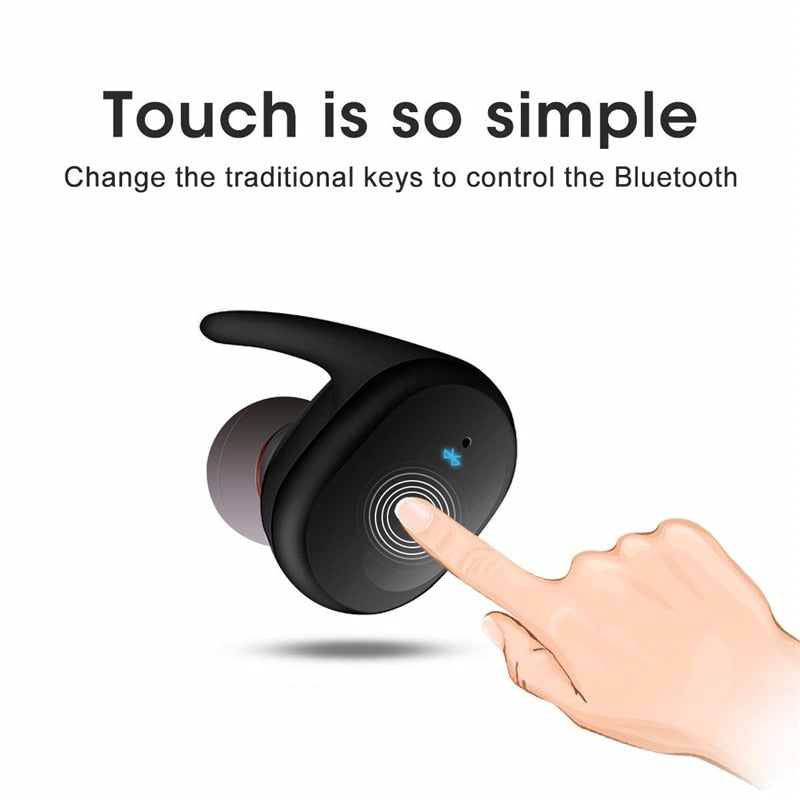 Y30 TWS Wireless headphones 5.0 Earphone Noise Cancelling Headset Stereo Sound Music In-ear Earbuds For Android IOS smart phone