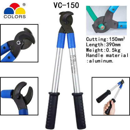 Large cable cutter pliers for 500mm2 copper aluminum cables wire manual and automatic cutting pliers electrician hand tools