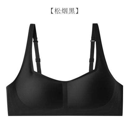 Jelly underwear method retro square collar girl no steel ring tube top summer thin section tube top latex text chest female