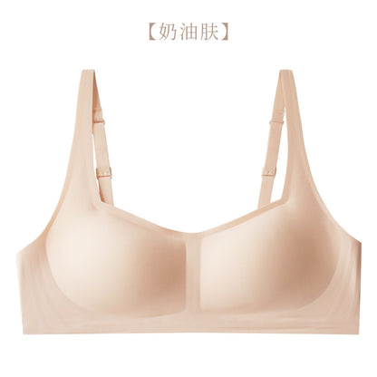 Jelly underwear method retro square collar girl no steel ring tube top summer thin section tube top latex text chest female