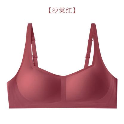 Jelly underwear method retro square collar girl no steel ring tube top summer thin section tube top latex text chest female