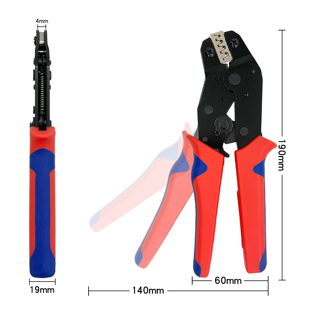 Crimping Tools SN-58B Pliers Interchangeable Jaw For XH2.54/DuPont2.54/2.8/4.8/6.3/ Non-Insulated/Ferrule Terminals Ratcheting