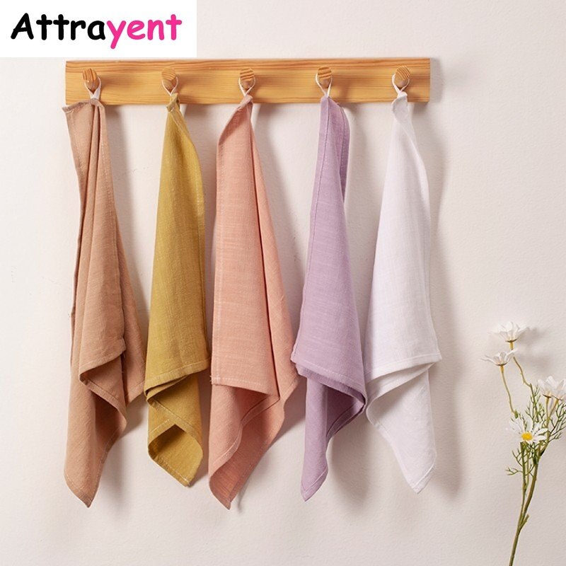 8pcs Kitchen Napkin Wedding Tablecloth Handkerchief Towels Serving Fabric Tea Dinner Restaurant Decoupage Paper Runner Dishcloth