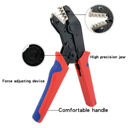 Crimping Tools SN-58B Pliers Interchangeable Jaw For XH2.54/DuPont2.54/2.8/4.8/6.3/ Non-Insulated/Ferrule Terminals Ratcheting