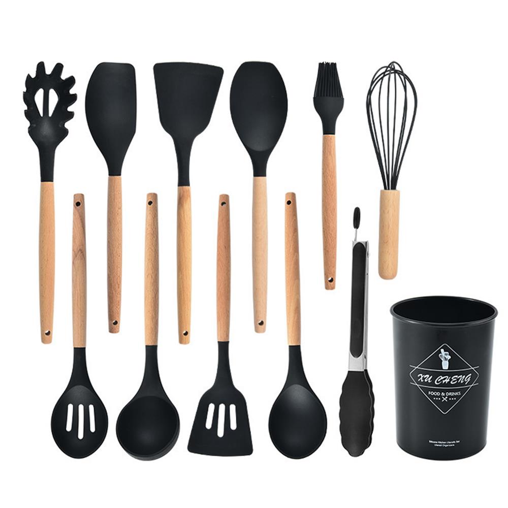 11pcs Kitchen Utensils Nonstick Cookware Set Cooking Pot Set  Cookware Spatula Shovel Egg Beaters Kitchen Cooking Tool Set