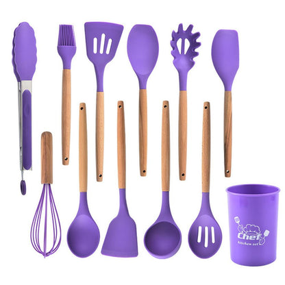 11pcs Kitchen Utensils Nonstick Cookware Set Cooking Pot Set  Cookware Spatula Shovel Egg Beaters Kitchen Cooking Tool Set