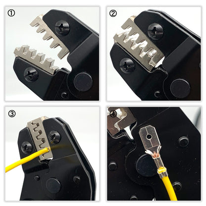 Crimping Tools SN-58B Pliers Interchangeable Jaw For XH2.54/DuPont2.54/2.8/4.8/6.3/ Non-Insulated/Ferrule Terminals Ratcheting